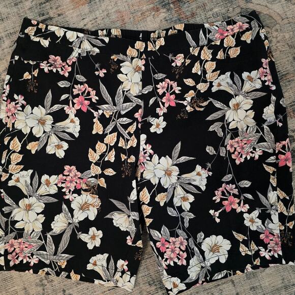 Isaac Mizrahi Live Pants - Issaac Mirah Live Floral Shorts Size 20WP